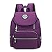 Produktbild Lässig Gewaschene Nylon Studententasche Outdoor Trend Reiserucksack lila