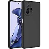Spia Xiaomi Mi 11T Pro 5G - Mi 11T 5G ile uyumlu Kılıf Siyah Lansman Kapak Orijinal Esnek Dayanıklı Darbe Karşıtı Yeni Nesil 