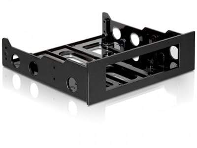 DELOCK Cadre de montage en plastique pour disque dur 8,9 cm/3,5" Noir
