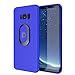 Produktbild punkcase Galaxy S8 Plus Magnetix TPU Schutzhülle W/Ständer Ring Griff Metall Halteplatte für magnetische Auto Handy Halterung Plus Punkshield Screen Protector für Samsung S8 Rand Blau