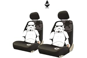 YUPBIZAUTO New 3 Pieces Star Wars Stromtrooper Car Truck SUV Seat Covers with Travel Size Purple Slice
