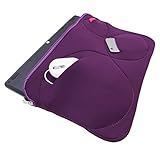 Farbe: Violett, Neopren Hülle für Notebooks mit bis 17