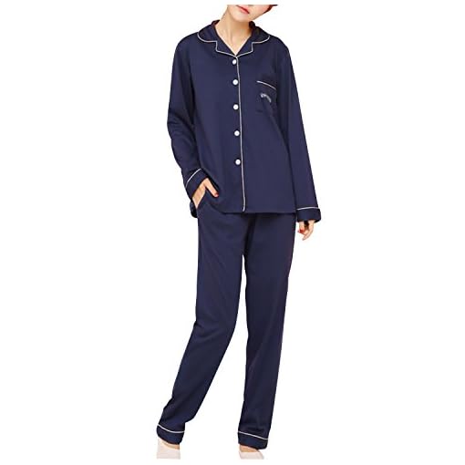 Dolamen-Pigiama-per-Donna-Signore-calda-molle-inverno-Pigiama-da-notte-100-Cotone-Donna-Pigiama-invernale-manica-lunga-Top-Pantaloni-con-tasche