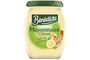 EPICERIE SALÉE BENEDICTA - Mayonnaise Citron 255G - Lot De 4 - livraison offerte