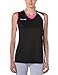 Spalding Damen 4her Tank Top, schwarz/weiß/pink, L, 301244406