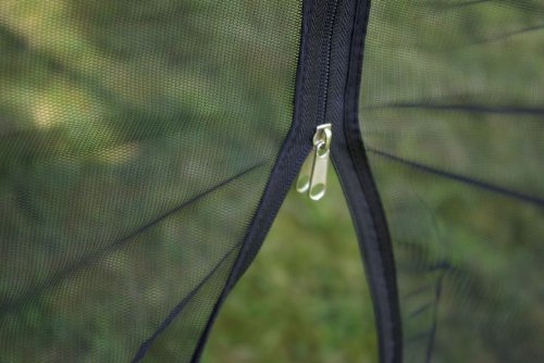 Nexos Fliegengitter 12 m schwarz – Moskitonetz für Pavillon Insektenschutz - 4
