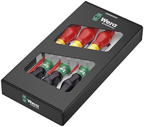 Wera Schraubendrehersatz Kraftform Comfort XL, 7-teilig, 05133236001 - 2