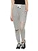 American-Elm Women Grey Melange Regular Fit Ripped Jogger | Track Pant RS.499.00
