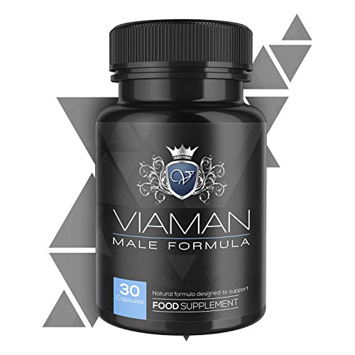 Viaman - 30 Capsules | Capsules de performance super forte | Comprend L Arginine, Zinc, Racine de Maca et Extrait de Fenugrec pour Hommes | Enrichisseur d'énergie et d'endurance | 100% naturel | Vegan & Végétarien