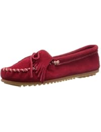 Minnetonka Kilty Suede Moc 403 - Mocasines de ante para mujer