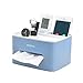 Produktbild Aufbewahrungsbox Tissue Box, Tablett, Wohnzimmer zu Hause, Esszimmer, Kaffeetisch, einfache und schöne Fernbedienung, Aufbewahrung, Multifunktion, Kreatives Zuhause (Color : Blue)