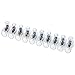 Price comparison product image Terminals Clear Polycarbonate 10 Pin Forbox 2.5 mm² 450 V Pack of 10)