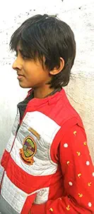 Alizz boy wig for bald ganje kids children full head hair wig Cosplay costume for party school functions birthday celebration toupee artificial false synthetic fake hair wig age 2 to 16