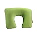 Produktbild FakeFace® Neu Aufblasbares Nackenkissen Nackenhörnchen Nackenstützen Ultraleichte für Reise zuhause Grün