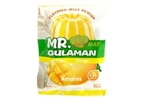 Pack of 3 Mr. Gulaman Mango Flavour Jelly Powder Made from Seaweed Extract 25g