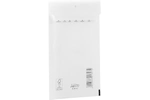 Bantex 400123102 Bubbelkuvert, Vit, 10 stycken