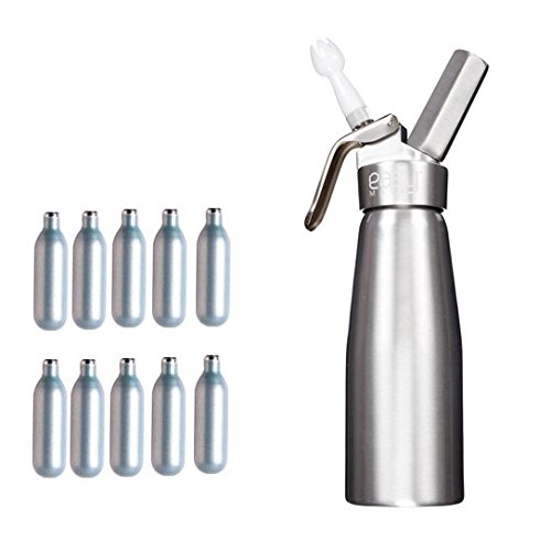 Sahnespender 500 ml mit 10 Gaskartuschen