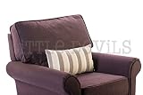 Hush Hush Sessel mit Stand- und Schaukelfunktion, ideal zum Relaxen auch in der Schwangerschaft, braunes Polster Der ideale Stuhl für während der Schwangerschaft oder zum Entspannen im Wintergarten - 5