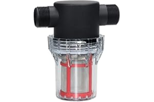 ARMYJY Filtro per pompa dell'acqua da 3/4 di pollice 200 Mesh Filtro in linea Tubo dell'acqua Filtro per irrigazione per tubo dell'acqua in ingresso