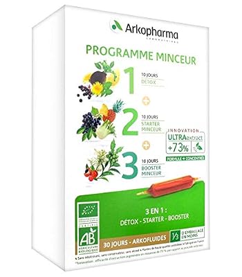 Arkopharma Detox + Starter & Booster Minceur Bio 3 x 10 Ampoules 10 ml