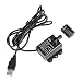 Produktbild Hermosairis Decdeal Ultra-leisen USB Mini Brushless DC Wasserpumpe DC5V 2,4 Watt 250L / H Aufzug 2 mt Tauchbrunnen Aquarium Circulating
