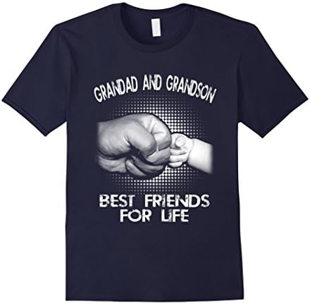 Men's G- Grandad And Grandson Best Friends For Life T-Shirt Medium Navy