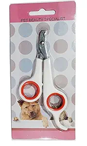 Petshop7 Nail Cutter Scissor Suitable for Pets Like Cats & Very Small Dogs Claw & Nails Clippers (White)