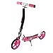 Produktbild Blackpoolal faltbar Scooter Roller Kinderroller klappbar Kinderscooter Tretroller Cityroller Kickroller Kickscooter Kinder mädchen Big Wheel 205mm (Rosa)