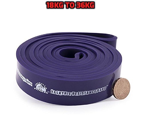 Valkyrie Resistance Band- Pull Up/Chin Up/Calistenia (4 # LARGE 18 kg a 36 kg)