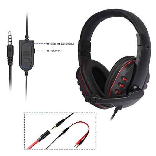 Etpark Auriculares Gaming - 3 5mm Cancelaci  n De Ruido Gaming Headset  juego auriculares con micr  fono para nueva Xbox One PS4 port  til Mac Tablet iPhone iPad iPod