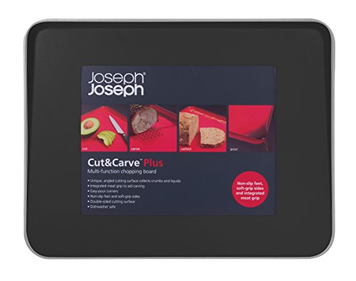 Joseph Joseph JJ60002 Cut&Carve Multifunktionsschneidebrett Groß, schwarz - 2