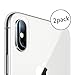 Produktbild Wrcibo iPhone X Linse Schutzfolie, 2 Stück Echtglas Gehärtetem Glas Schutzfolie Displayschutzfolie für iPhone X Linse (Panzerglas, 9H Härtegrad, 0.26 mm, Unsichtbar, Kratzfest)