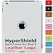 Produktbild HyperShield Leather Logo Back Cover für Apple iPad 2 Rückseite (HS3-WHITE / WEISS) Schutzhülle für Rückseite des Apple iPad 2 mit Echtleder-Oberfläche und Logo-Ausschnitt. Case Hülle für iPad2 Rückseite. Kompatibel mit SmartCover.