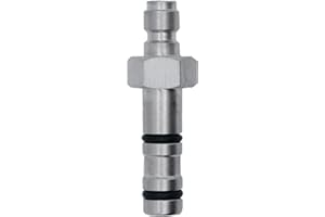 TUXING PCP Paintball Sonda de Relleno, 9mm OD Quick Fill/Load Probbe, Acero Inoxidable Desconexión Rápida Recta Air Tool Accesorios para evanix, Logun, Webley, Hatsan FX, Hatsan Air Gun Rifle