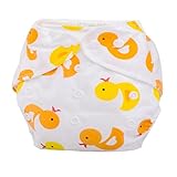 Koly® Newborn Baby Cloth Diaper Cover Adjustable Reusable Washable Nappy Non-Disposable Nappies (D)