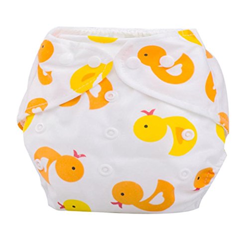Koly® Newborn Baby Cloth Diaper Cover Adjustable Reusable Washable Nappy Non-Disposable Nappies (D)