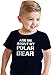 Toddler Ask Me About My Polar Bear Cool Animal Face Flip Up T shirt (blue) 2T