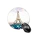 Produktbild Gaming Mouse Pad Eiffelturm-Design für Desktop und Laptop 1 Pack Runde Mäusematte