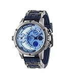 Police Herren Multi Zifferblatt Quarz Uhr mit Gummi Armband PL14536JSU.04P