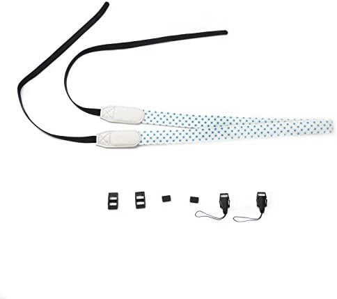 Lemmikki Adjustable Cute Dot Camera Neck Strap for Fujifilm Instax Mini (white)