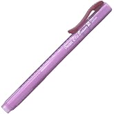 Pentel Clic Eraser 2 S&uuml;rg&uuml;l&uuml; Kalem Silgi Şeffaf G&ouml;vdeli, Kırmızı