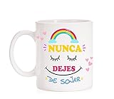 Ideal para regalar. Dibujo puede ir en el centro de la taza o a un lado.