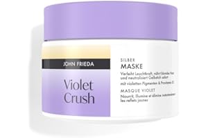John Frieda Violet Crush Silber Maske – Inhalt: 250ml – Haartyp: blond mit Gelbstich (natürlich, coloriert oder gesträhnt)
