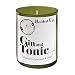 Produktbild Lesser & Pavey Flaschen bis Gin & Tonic Duftkerze 'herrlich Erfrischende & Crisp' in unten Wein Karton bottle-, großartiges Valentine Geschenk