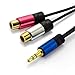 Produktbild Tech'Import® - Stereo Audio Y Kabel - 1x 3,5mm Klinken Stecker zu 2x RCA Cinch Buchse - 3m