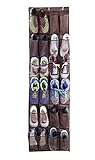 AIYUE 24 Bolsillos Organizador de Zapatos Bolsa de Almacenamiento Zapatero Colgador a Puerta Armario de Malla, 150*45cm