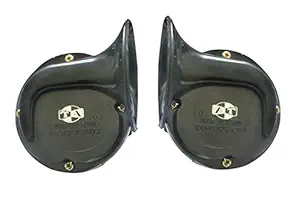 Auto Hub High Sound Roots Horn Set for Bike and Car - Pack of Two