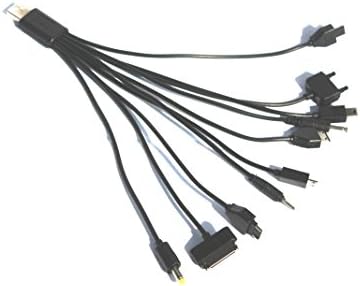 10 in 1 Universal USB Charger Cable for iPhone iPod PSP Nokia LG Samsung With Lightning Adapter