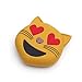 Produktbild iprotect Emoji-Powerbank 2000mAh Externes Ladegerät im Katzen-Emoji-Design für Smartphones und andere Geräte mit USB-Anschluss - inklusive Micro USB-Ladekabel
