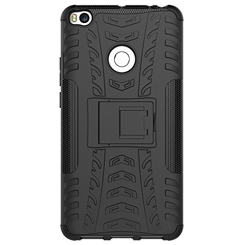 Xiaomi Mi Max 2 Funda   Anzhao Heavy Duty silicona h  brida con soporte C  scara de Cubierta Protectora de Doble Capa Funda Caso para Xiaomi Mi Max 2 Negro 